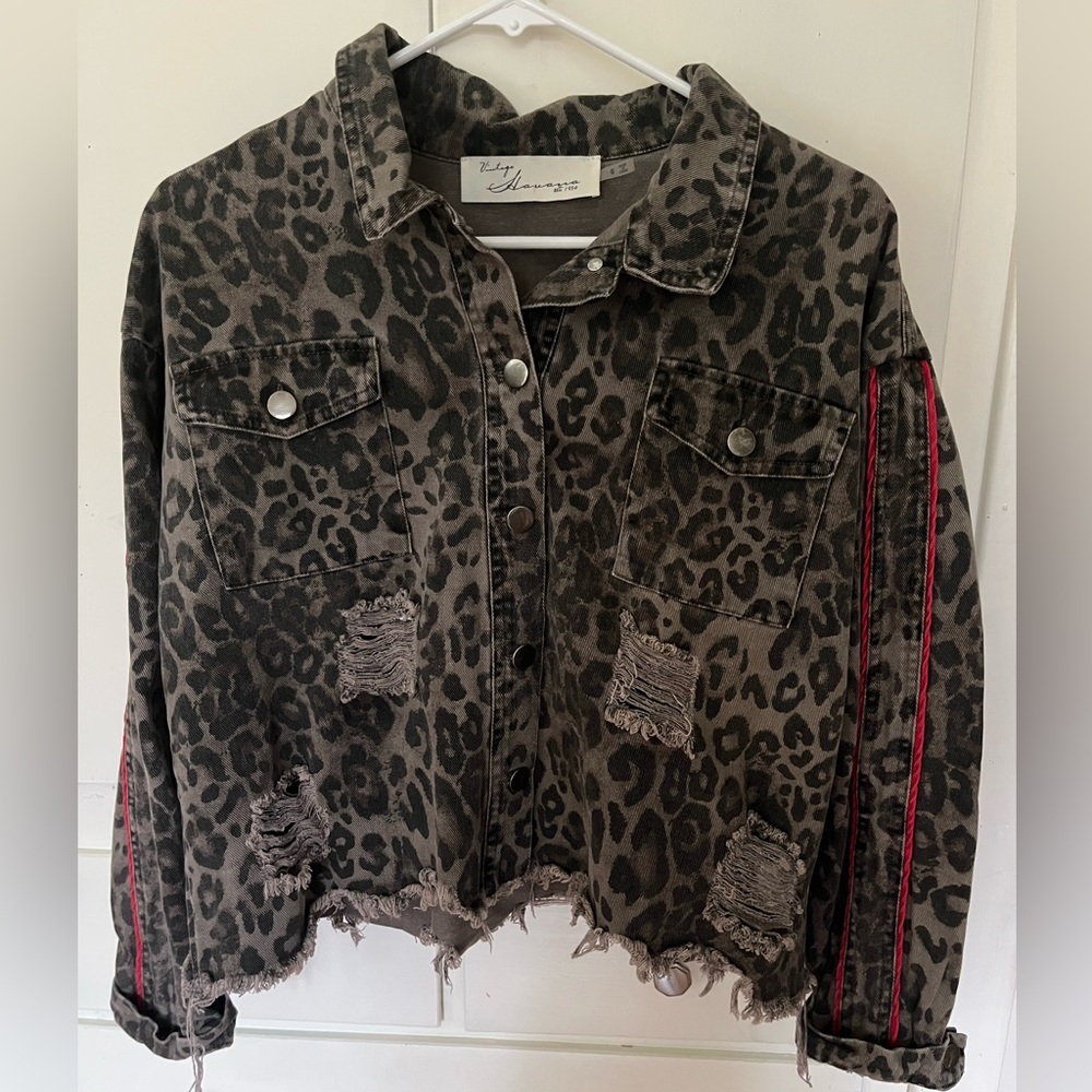 Vintage Havana animal print Jacket